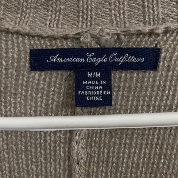 American Eagle gray knit cardigan - Picture 4 of 4